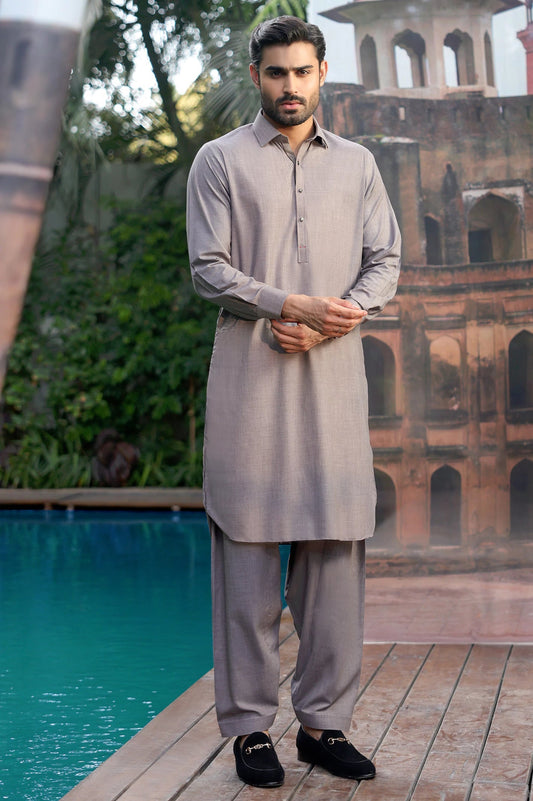 Light Purple Wash & Wear Shalwar Kameez