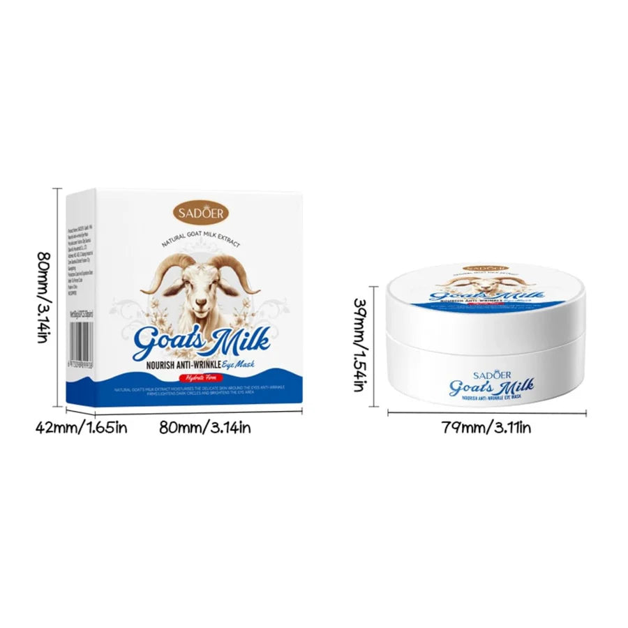 SADOER Goat Milk Moisturizing & Whitening Natural Goat Milk Extract Eye Mask