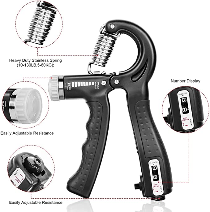Adjustable hand grip