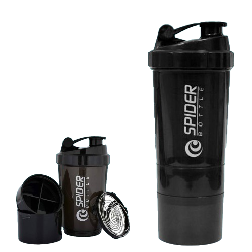 Spider protein shaker bottle