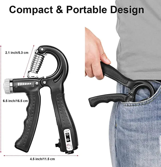 Adjustable hand grip